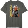 image:imageStar Wars Ahsoka Tano The Clone Wars Gone with a Trace TShirtAsphalt Grey