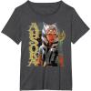 image:imageStar Wars Ahsoka Tano The Clone Wars Gone with a Trace TShirtDark Heather Grey