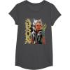 image:imageStar Wars Ahsoka Tano The Clone Wars Gone with a Trace TShirtDark Heather Grey