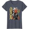 image:imageStar Wars Ahsoka Tano The Clone Wars Gone with a Trace TShirtHeather Blue