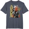 image:imageStar Wars Ahsoka Tano The Clone Wars Gone with a Trace TShirtHeather Blue