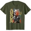 image:imageStar Wars Ahsoka Tano The Clone Wars Gone with a Trace TShirtOlive Green