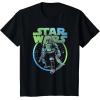 image:imageStar Wars The Book Of Boba Fett Combat Pose Galaxy Poster TShirtBlack