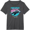 image:imageStar Wars The Book Of Boba Fett Firespray Cargo Ship Logo TShirtDark Heather Grey
