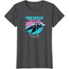 image:imageStar Wars The Book Of Boba Fett Firespray Cargo Ship Logo TShirtDark Heather Grey