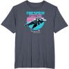 image:imageStar Wars The Book Of Boba Fett Firespray Cargo Ship Logo TShirtHeather Blue