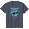 image:imageStar Wars The Book Of Boba Fett Firespray Cargo Ship Logo TShirtHeather Blue