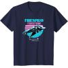 image:imageStar Wars The Book Of Boba Fett Firespray Cargo Ship Logo TShirtNavy Blue