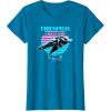 image:imageStar Wars The Book Of Boba Fett Firespray Cargo Ship Logo TShirtSapphire Blue