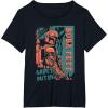 image:imageStar Wars The Book Of Boba Fett Galactic Outlaw Poster TShirtBlack