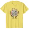 image:imageStar Wars The Book Of Boba Fett Helmet Galactic Outlaw Logo TShirtLemon Yellow