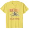 image:imageStar Wars The Book Of Boba Fett Meet The New Boss Sketch TShirtLemon Yellow