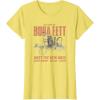 image:imageStar Wars The Book Of Boba Fett Meet The New Boss Sketch TShirtLemon Yellow