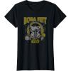 image:imageStar Wars The Book Of Boba Fett Vintage Helmet Logo TShirtBlack