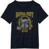 image:imageStar Wars The Book Of Boba Fett Vintage Helmet Logo TShirtBlack