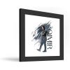 image:imageTrends International Gallery Pops Star Wars The Acolyte  Qimir Badge Wall Art 12 x 12 Gallery Pops Wall Art White Framed VersionBlack Framed Version