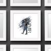 image:imageTrends International Gallery Pops Star Wars The Acolyte  Qimir Badge Wall Art 12 x 12 Gallery Pops Wall Art White Framed VersionWhite Framed Version
