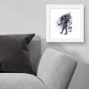image:imageTrends International Gallery Pops Star Wars The Acolyte  Qimir Badge Wall Art 12 x 12 Gallery Pops Wall Art White Framed VersionWhite Framed Version