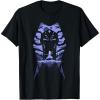 image:imageStar Wars Ahsoka Fighting Pose Montral Silhouette TShirtBlack