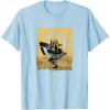image:imageStar Wars Ahsoka Sepia Tone Square Saber Swirl TShirtBaby Blue