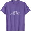 image:imageStar Wars Ahsoka Series Official Stylized Logo Vintage TShirtPurple Heather