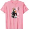 image:imageStar Wars Ahsoka Side Profile Stare Jedi Paint Splash TShirtPink