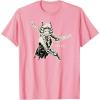 image:imageStar Wars Ahsoka Tano Black amp White Sketch Disney TShirtPink