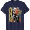 image:imageStar Wars Ahsoka Tano The Clone Wars Gone with a Trace TShirtNavy Blue