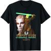 image:imageStar Wars The Acolyte Iconic Jecki Lon Retro Big Chest Logo TShirtBlack