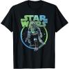 image:imageStar Wars The Book Of Boba Fett Combat Pose Galaxy Poster TShirtBlack