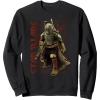 image:imageStar Wars The Book Of Boba Fett Combat Pose Grid Poster SweatshirtBlack