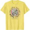 image:imageStar Wars The Book Of Boba Fett Helmet Galactic Outlaw Logo TShirtLemon Yellow