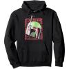 image:imageStar Wars The Book Of Boba Fett Helmet Text Stack Pullover HoodieBlack