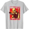 image:imageStar Wars The Book Of Boba Fett The Legend Lives Poster V2 TShirtSilver Grey