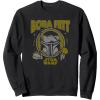 image:imageStar Wars The Book Of Boba Fett Vintage Helmet Logo SweatshirtBlack