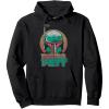 image:imageStar Wars The Book Of Boba Fett Vintage Helmet Logo V2 Pullover HoodieBlack