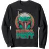 image:imageStar Wars The Book Of Boba Fett Vintage Helmet Logo V2 SweatshirtBlack
