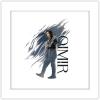image:imageTrends International Gallery Pops Star Wars The Acolyte  Qimir Badge Wall Art 12 x 12 Gallery Pops Wall Art White Framed VersionWhite Framed Version
