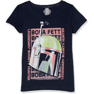 image:imageFifth Sun Book Fett Boba Landscape Girls Short Sleeve Tee ShirtWhite