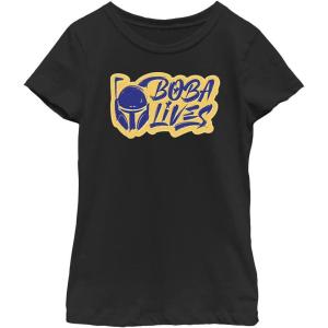 image:imageSTAR WARS Girls Book of Boba Fett Boba Lives Graphic Short Sleeve Tee T ShirtBlack