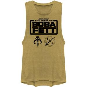 image:imageSTAR WARS Womens Boba Fett Armor LogoGold Heather