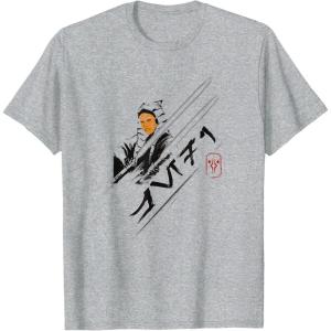 image:imageStar Wars Ahsoka Aurabesh Jedi Outline TShirtHeather Grey