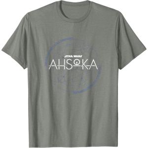 image:imageStar Wars Ahsoka Series Official Stylized Logo Vintage TShirtOlive Heather