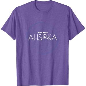 image:imageStar Wars Ahsoka Series Official Stylized Logo Vintage TShirtPurple Heather