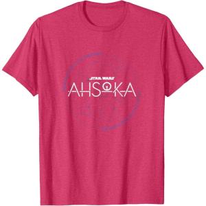 image:imageStar Wars Ahsoka Series Official Stylized Logo Vintage TShirtRed Heather