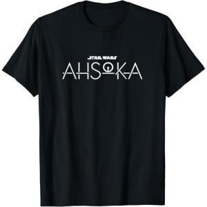 image:imageStar Wars Ahsoka Series Official Text Chest Logo TShirtBlack