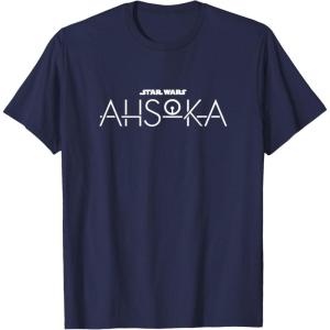 image:imageStar Wars Ahsoka Series Official Text Chest Logo TShirtNavy Blue