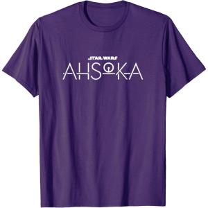 image:imageStar Wars Ahsoka Series Official Text Chest Logo TShirtPurple