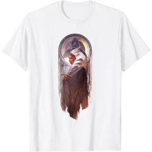 image:imageStar Wars Ahsoka Side View Artistic Painting Portrait TShirtWhite