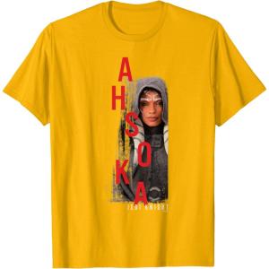 image:imageStar Wars Ahsoka Tano Jedi Knight Hooded Smile Disney TShirtGolden Yellow
